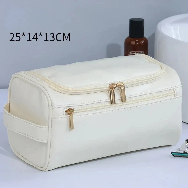 Leather Toiletry Bag – Travel Cosmetic Organizer | TLM