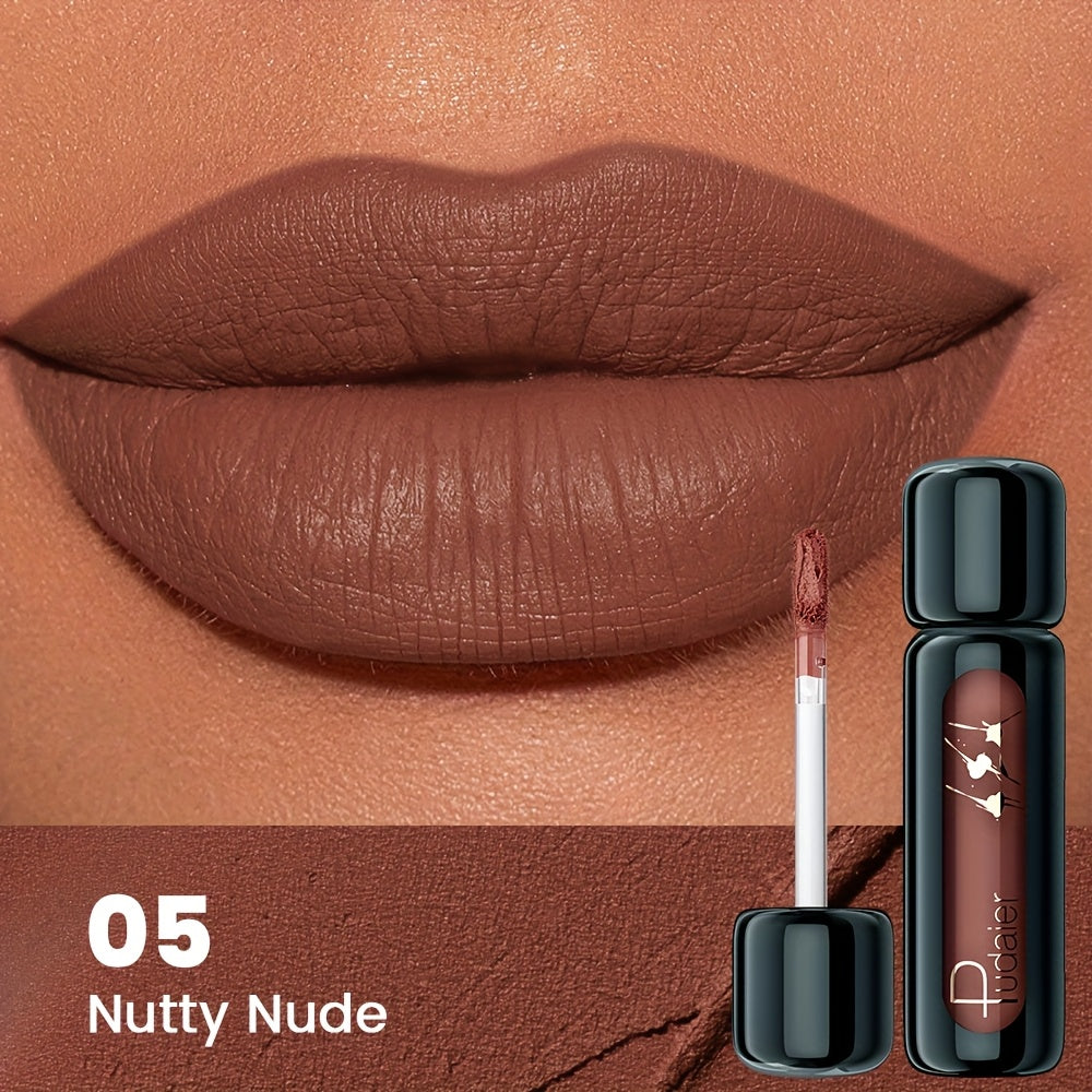 Pudaier Velvet Matte Liquid Lipstick – Long-Lasting & Waterproof