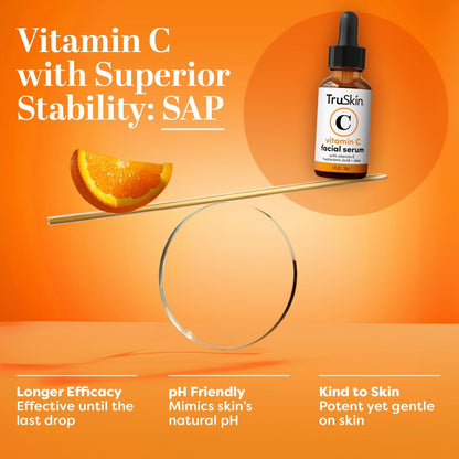 TruSkin Vitamin C Serum for Face with Hyaluronic Acid