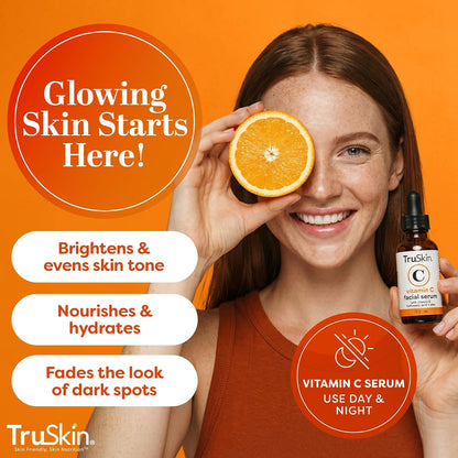 TruSkin Vitamin C Serum for Face with Hyaluronic Acid