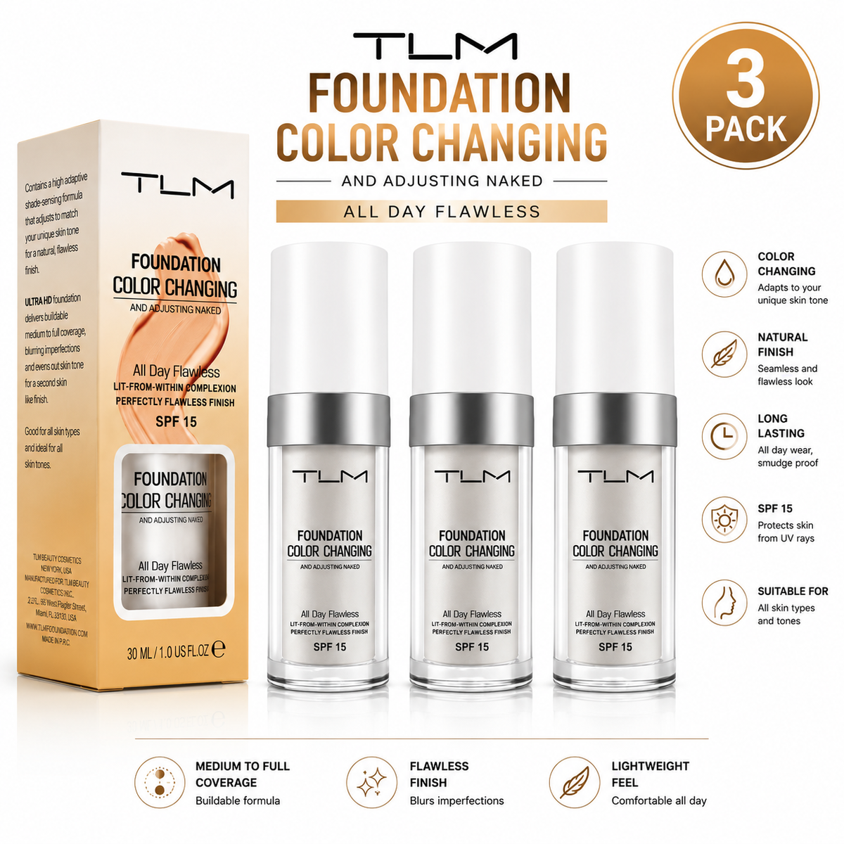 TLM™ - Color Changing Foundation