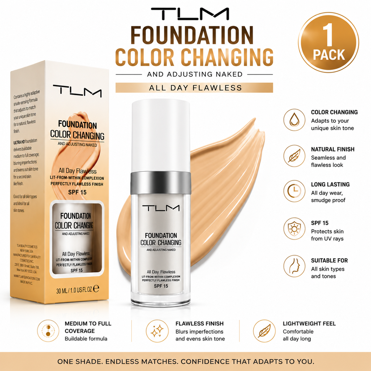 TLM™ - Color Changing Foundation