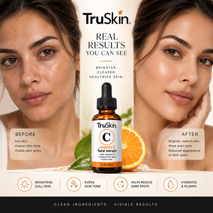 TruSkin Vitamin C Serum for Face with Hyaluronic Acid