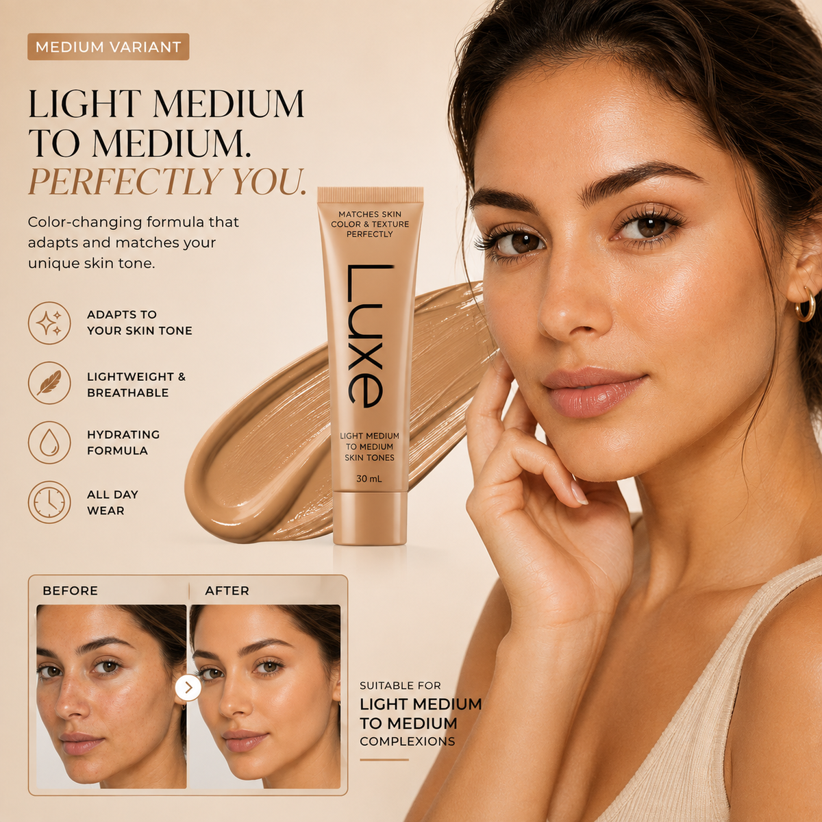 Luxe™ - Color Changing Foundation
