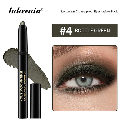 Eyeshadow Liner Sticks Matte & Shimmer Waterproof Metallic Glitter Eye Shadow Highlighter Pencil Eyeshadow Natural Cosmetics