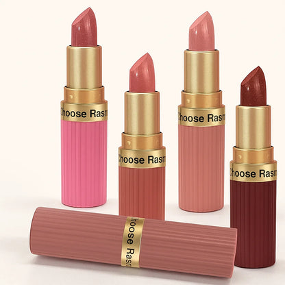 Pearlescent Pink Glitter Velvet Lipstick Metallic Waterproof Long Lasting Matte Shimmer Diamond Lipstick Women Makeup Cosmetic