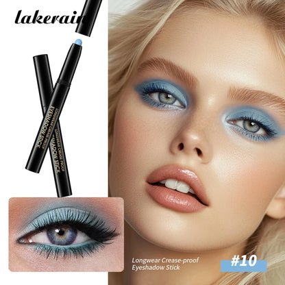 Eyeshadow Liner Sticks Matte & Shimmer Waterproof Metallic Glitter Eye Shadow Highlighter Pencil Eyeshadow Natural Cosmetics