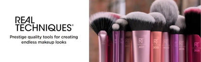 2026 Real Techniques 6 Piece Everyday Essentials Makeup Brush Set Sponges Blush Bronzer Contour Eyeshadow Powder Travel Gift Set