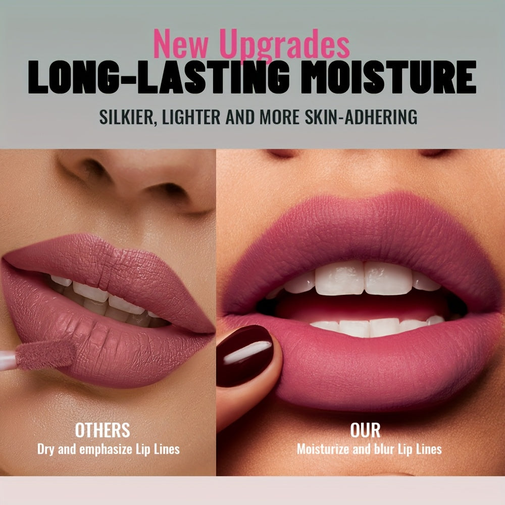 Pudaier Velvet Matte Liquid Lipstick – Long-Lasting & Waterproof
