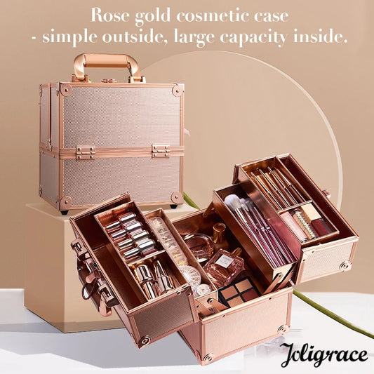 Premium Makeup Case – Travel Cosmetic Organizer | TLM