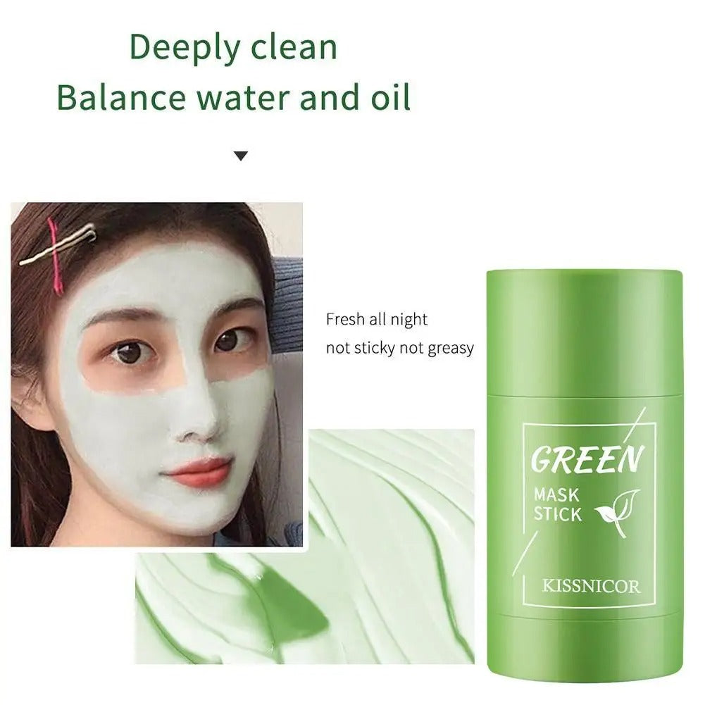 Green Tea Solid Mask – Deep Pore Cleanse & Hydrate | TLM