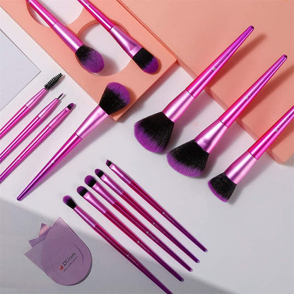 DUCARE 15-Piece Makeup Brush Set – Professional Synthetic Hair Kit