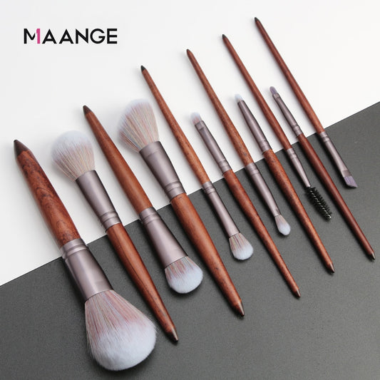 MAANGE 11-Piece Makeup Brush Set – All-in-One Pro Kit