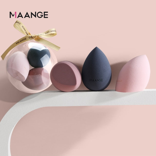 Makeup Sponge Set – Professional Cosmetic Puffs for Foundation, Concealer & Makeup Cleaning