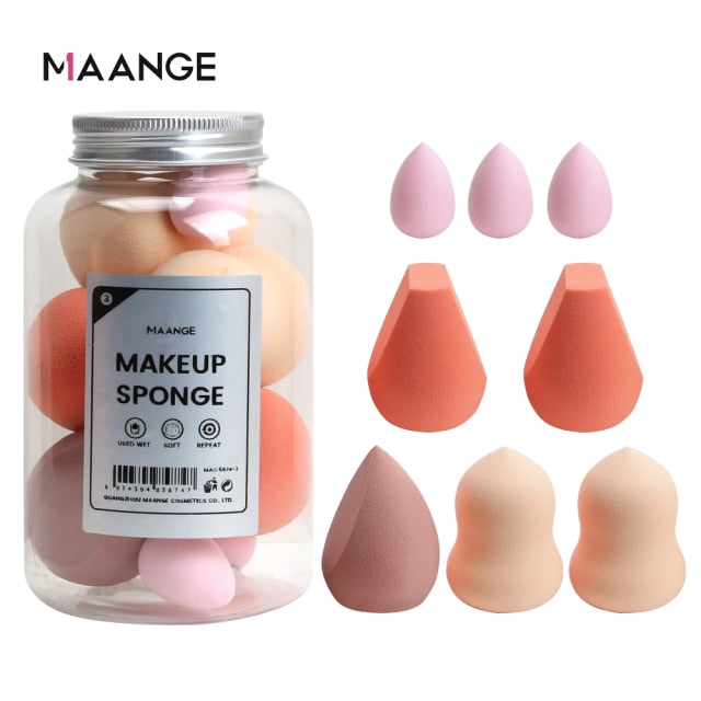 Makeup Sponge Set – Professional Cosmetic Puffs for Foundation, Concealer & Makeup Cleaning