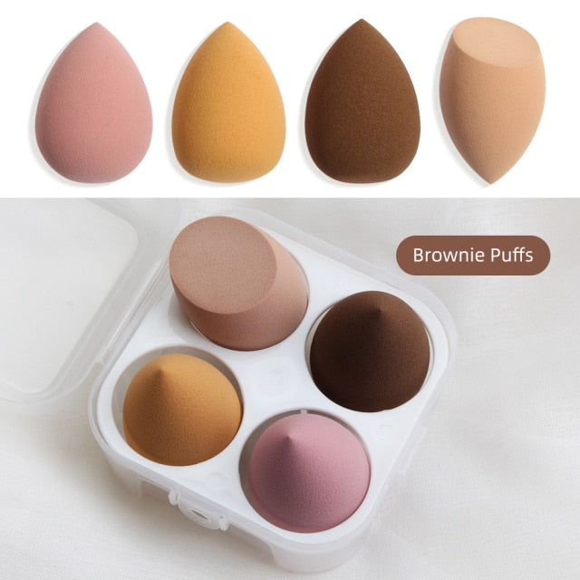 Makeup Sponge Set – Professional Cosmetic Puffs for Foundation, Concealer & Makeup Cleaning