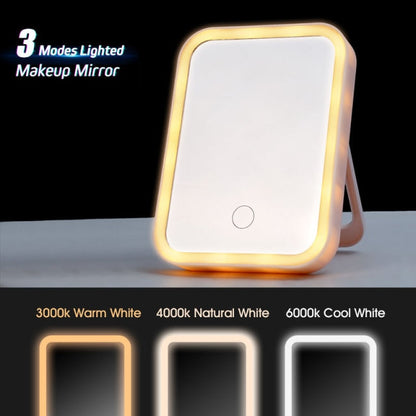 Makeup Vanity Mirror With LED Lights Adjustable Touch Screen Cosmetic Mirror